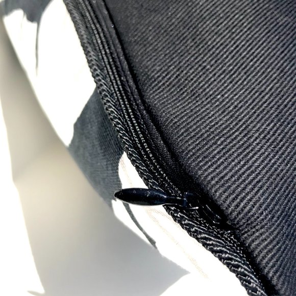 Throw pillow with piping. Zipper enclosure. Includes a down alternative insert. - Picture 4 of 8